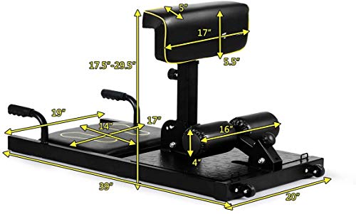 ARLIME Sissy Squat Machine - 8-in-1 Home Fitness Equipment