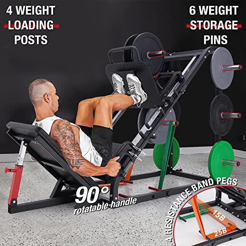syedee Leg Press Machine with Calf Block