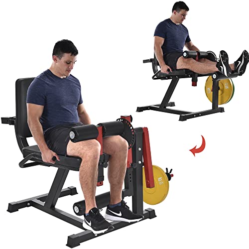 Merax Leg Extension and Leg Curl Machine
