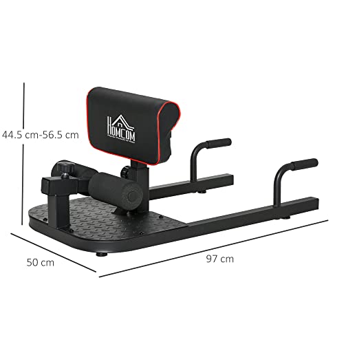 HOMCOM Sissy Squat Machine & Hip Thrust Bench