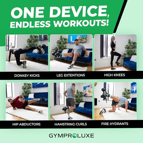 Gymproluxe Leg Weight Strap - Dumbbell Ankle Attachment