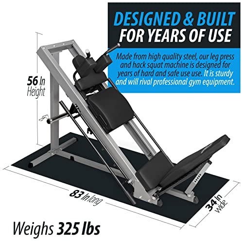 Home Fitness Leg Press and Hack Squat Machine 2.0