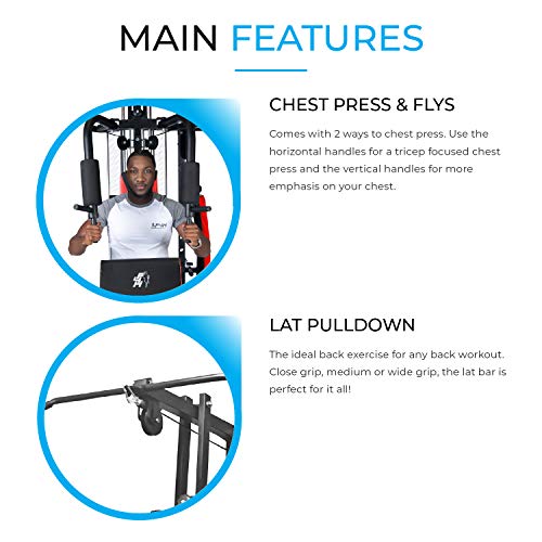 Fit4home Total Body Workout Station | Multifunctional Home Gym