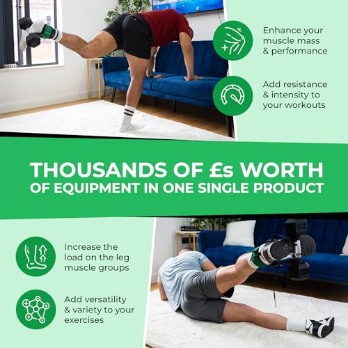 Gymproluxe Leg Weight Strap - Dumbbell Ankle Attachment