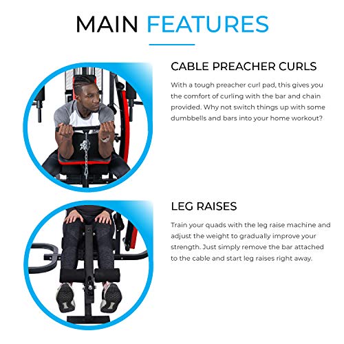 Fit4home Total Body Workout Station | Multifunctional Home Gym