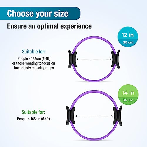 beenax Pilates Ring: Double Handle Fitness Magic Circle