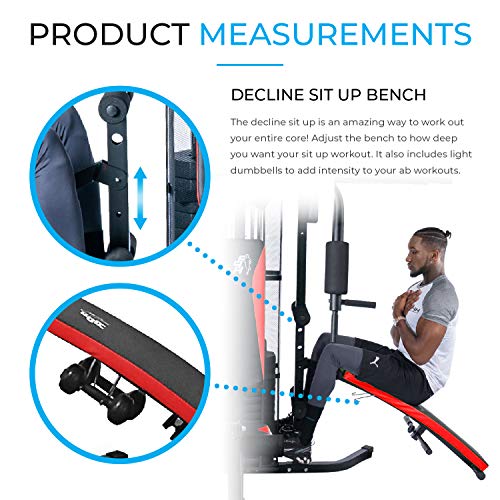 Fit4home Total Body Workout Station | Multifunctional Home Gym