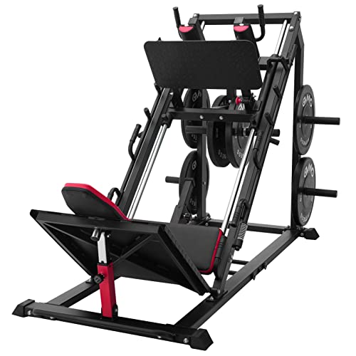 Leg Press Hack Squat Machine Combo - Home Fitness