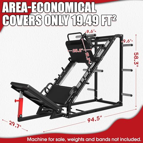 syedee Leg Press Machine with Calf Block