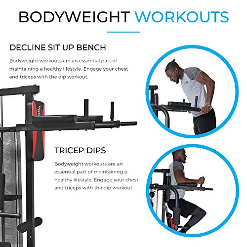 Fit4home Total Body Workout Station | Multifunctional Home Gym