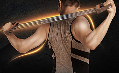 Adjustable Chest Expander for Home Gym - Black 120KG