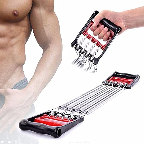 5-Spring Chest Expander & Hand Gripper