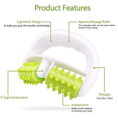 Cellulite Massager for Muscle Relief - Green/White