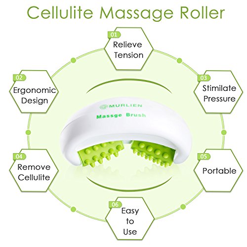 Cellulite Massager for Muscle Relief - Green/White