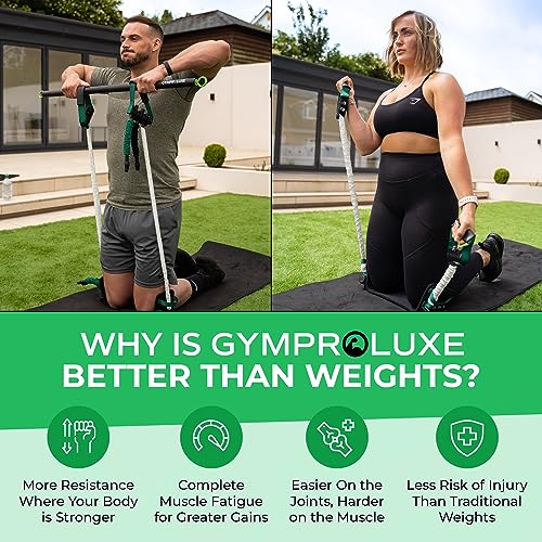 Gymproluxe All-in-one Resistance Bands Bar Set - 90KG