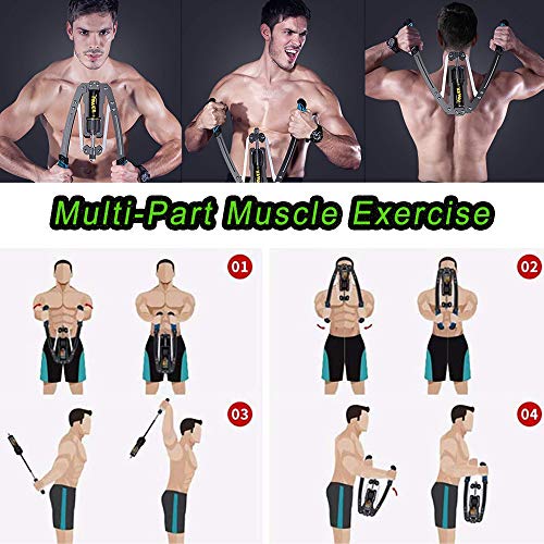 Adjustable Hydraulic Fitness Machine for Home Strength Training