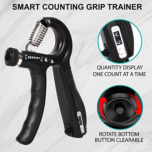 Adjustable Hand Grip Strengthener for Home Gym