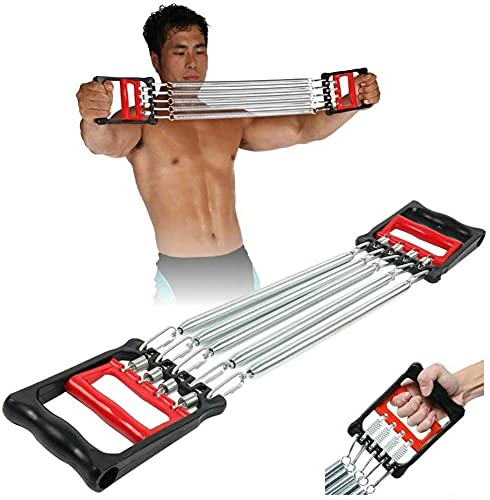 5-Spring Chest Expander & Hand Gripper