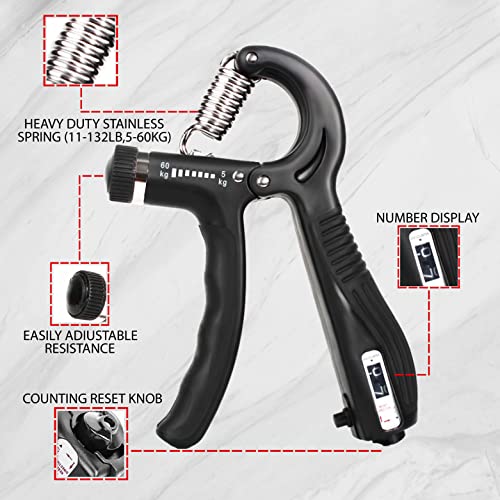 Adjustable Hand Grip Strengthener for Home Gym
