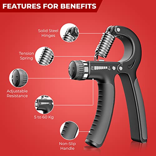 Adjustable Hand Grip Strengthener for Home Fitness