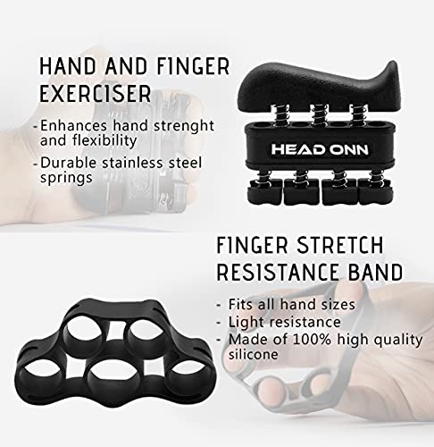 Hand Grips Strengthener: 5 Pack Forearm Workout Set