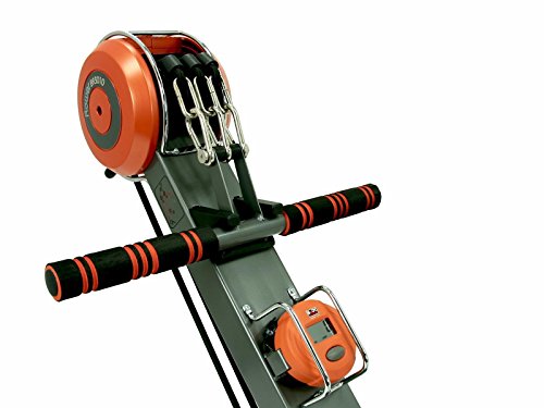 Adjustable Resistance Rower With Built-in Gym & DVD