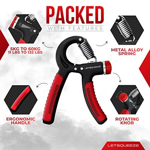 Adjustable Hand Grip Strengthener for Fitness & Rehabilitation