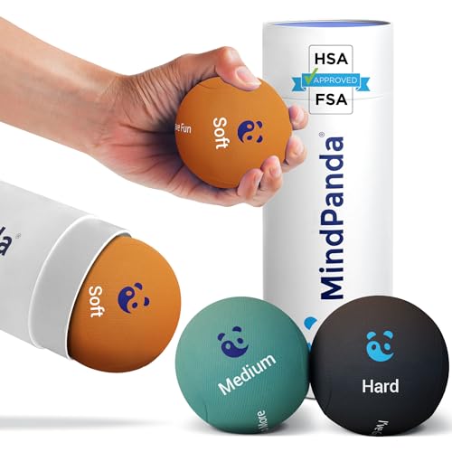 Adults' Tri-Density Stress Balls: Hand Therapy & Stress Relief