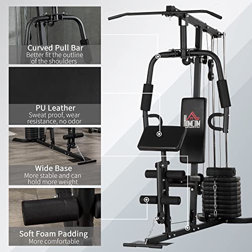 HOMCOM Multi Gym Machine for Full Body Strength Training