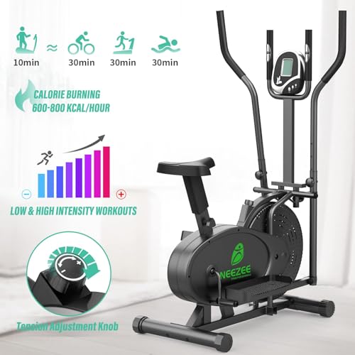 Neezee 2-in-1 Cross Trainer Exercise Bike