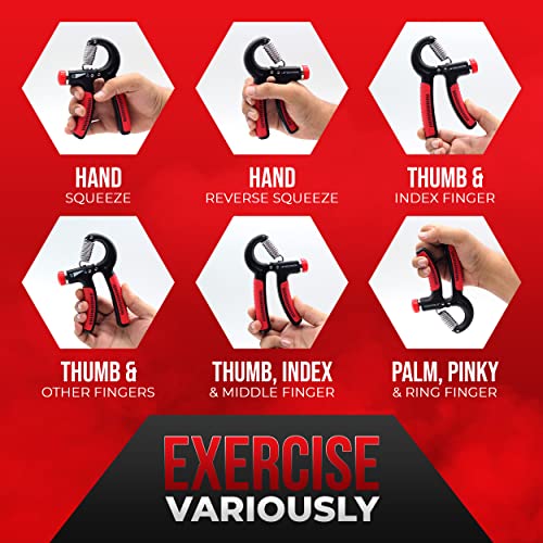 Adjustable Hand Grip Strengthener for Fitness & Rehabilitation