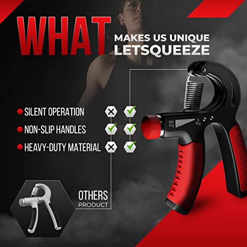 Adjustable Hand Grip Strengthener for Fitness & Rehabilitation
