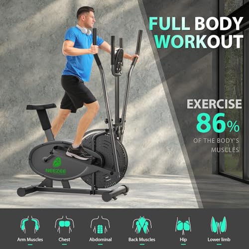 Neezee 2-in-1 Cross Trainer Exercise Bike