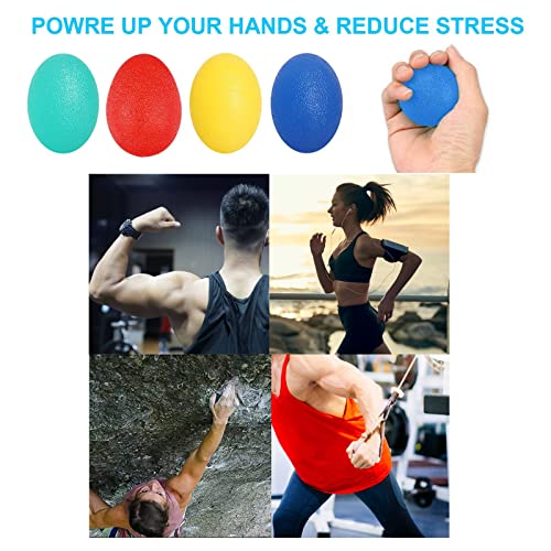 Grip Strength Trainer Balls for Stress Relief & Exercise