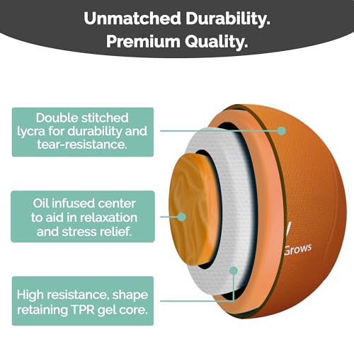 Adults' Tri-Density Stress Balls: Hand Therapy & Stress Relief