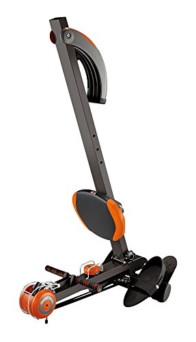 Adjustable Resistance Rower With Built-in Gym & DVD
