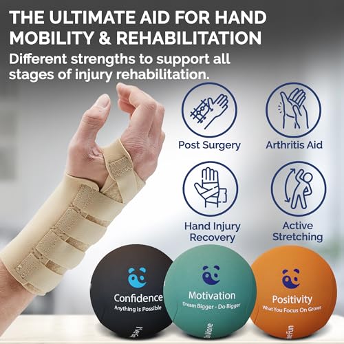 Adults' Tri-Density Stress Balls: Hand Therapy & Stress Relief