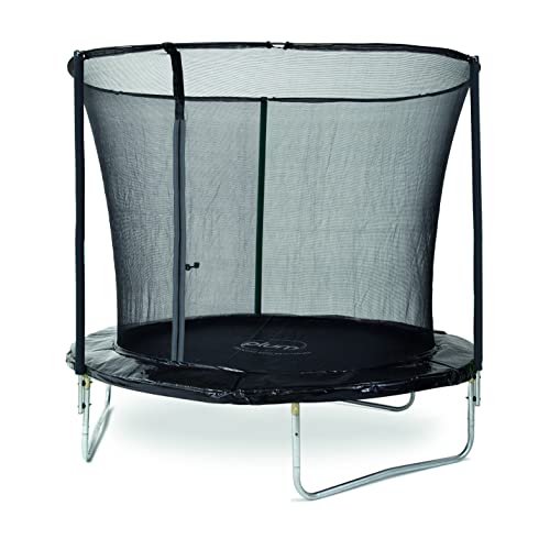 Plum 10ft Kids Garden Trampoline with Safety Net Enclosure