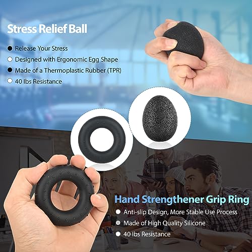 5-in-1 Hand Grip Strengthener Set for Athletes