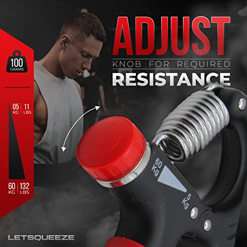 Adjustable Hand Grip Strengthener for Fitness & Rehabilitation