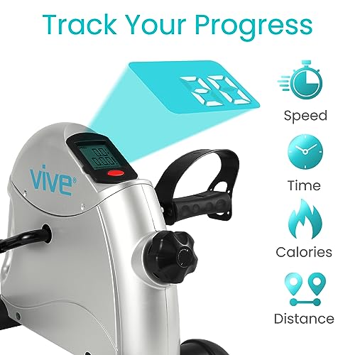 Vive Desk Bike - Exercise Leg Peddler, Compact