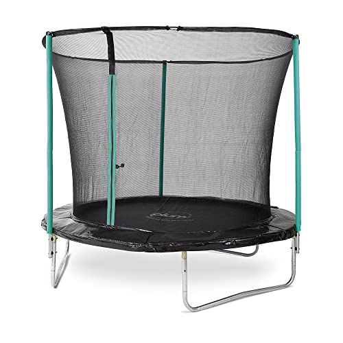 Plum 10ft Kids Garden Trampoline with Safety Net Enclosure