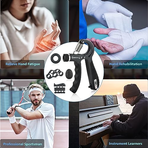 5-in-1 Hand Grip Strengthener Set for Athletes