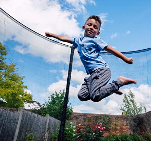 Plum 10ft Kids Garden Trampoline with Safety Net Enclosure