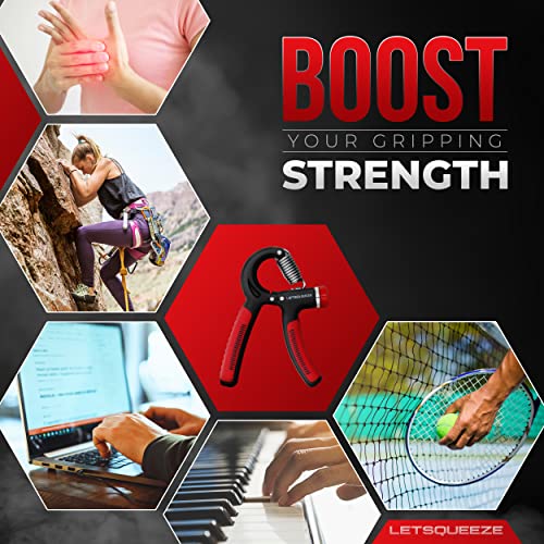 Adjustable Hand Grip Strengthener for Fitness & Rehabilitation