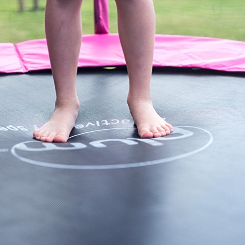 6ft Pink Children's Trampoline with Enclosure - Plum