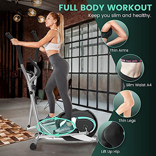 Dripex Magnetic Cross Trainer with Pulse Sensor