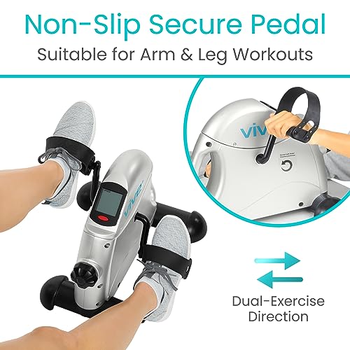 Vive Desk Bike - Exercise Leg Peddler, Compact