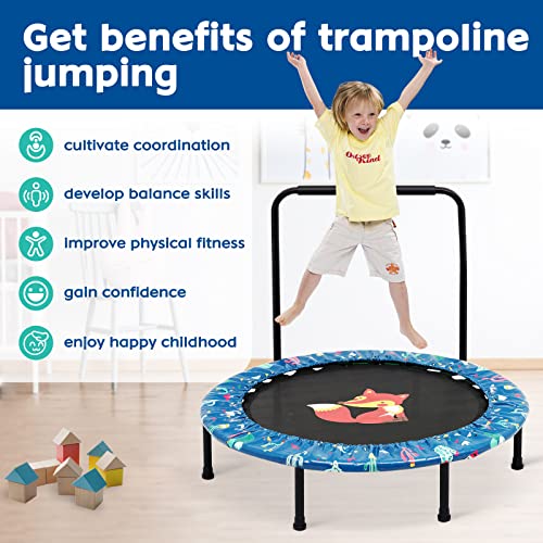 Kids Mini Trampoline for Body Fitness Exercise