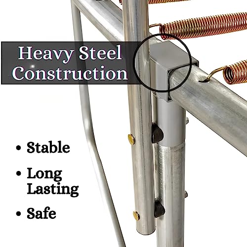 Premium Outdoor Trampoline with Safety Enclosure and Extras